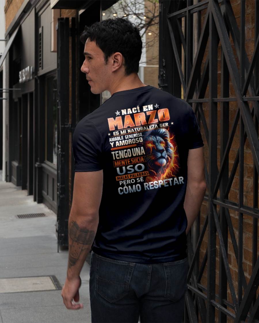 MARZO - MENTE SUCIA PERO SÉ RESPETAR - REGALO DE CUMPLEAÑOS PARA HOMBRES - LUNA03sp (SKU10-68-03)