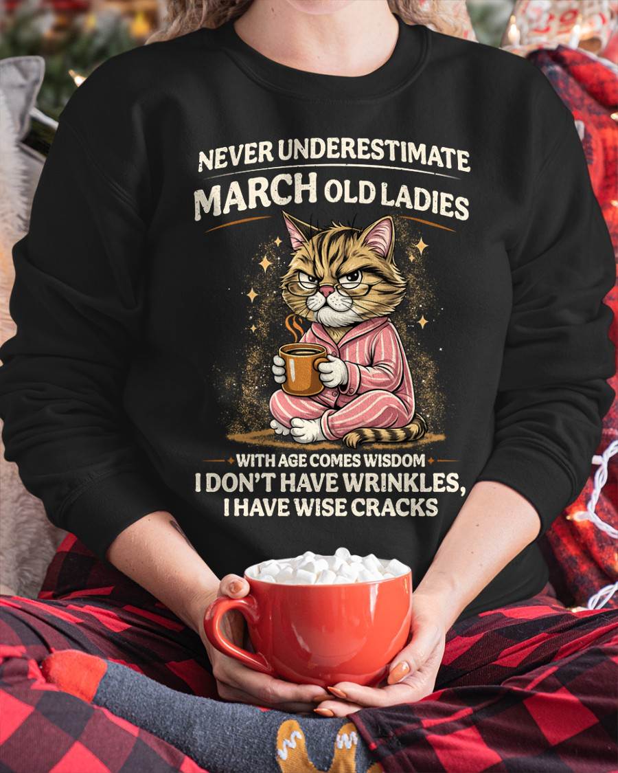 MARCH SHIRT, With age comes wisdom - FMA LUNA03 (SKU2604-99-03)
