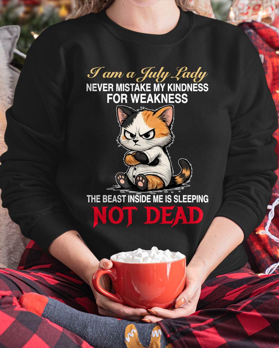 JULY SHIRT, THE BEAST INSIDE ME IS SLEEPING NOT DEAD - FMA LUNA07 (SKU2604-160-07)