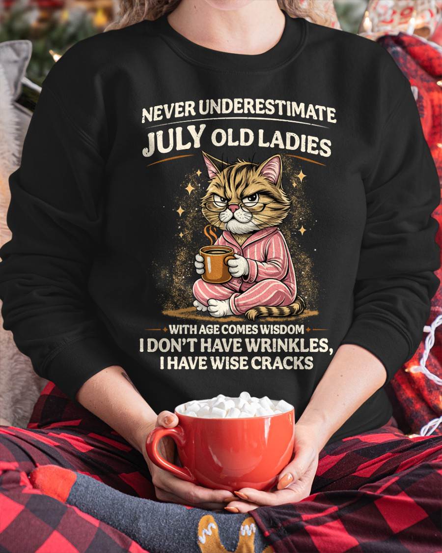 JULY SHIRT, With age comes wisdom - FMA LUNA07 (SKU2604-99-07)