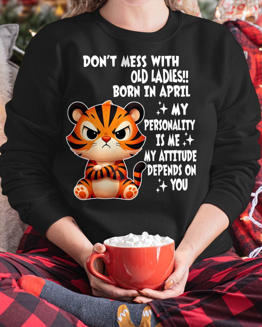 APRIL SHIRT, MY ATTITUDE DEPENDS ON YOU - FMA LUNA04 (SKU2604-60-04)