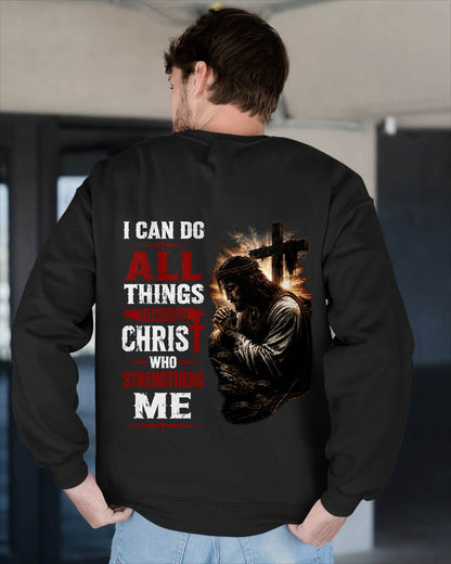 I CAN DO  ALL THINGS THROUGH CHRIST WHO STRENGTHENS ME - SHIRT FOR MEN - LUNA00 (SKU2608-101)