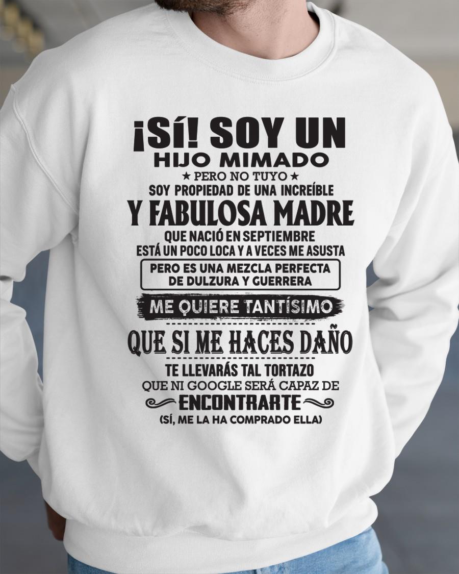 Madre increíble nació en septiembre – Regalo especial para hijo – T09 (SKU06-12)