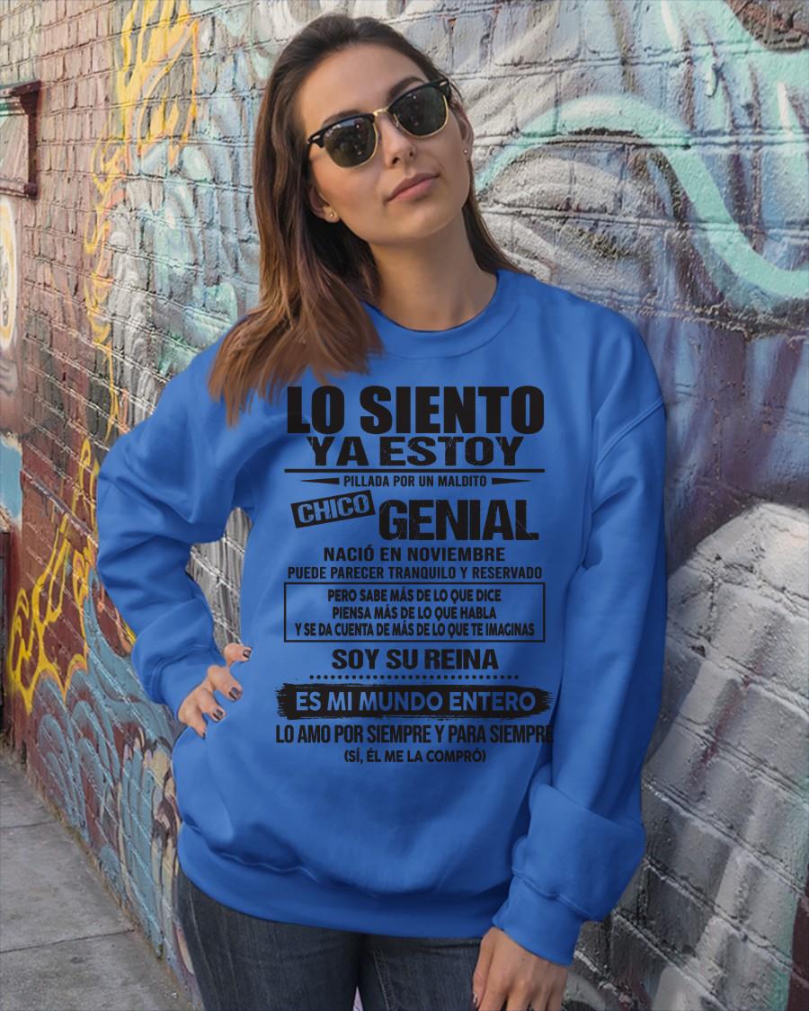 Noviembre - Chico genial Nació en noviembre - Regalo especial para novia - T11 (SKU04-18)