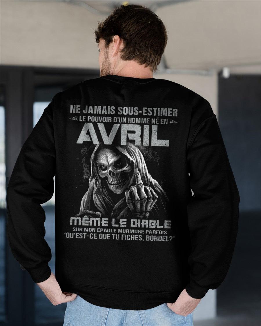 NE JAMAIS SOLUNA-ESTIMER LE POUVOIR D'UN HOMME NÉ EN AVRIL Fr04 male (SKU08-61-04)