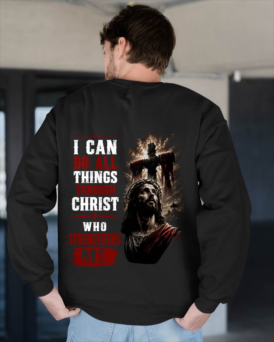 I CAN  DO ALL THINGS  THROUGH CHRIST - SHIRT FOR MEN - LUNA00 (SKU2608-99)