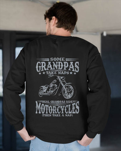 Some Grandpas Take Naps Real Grandpas Ride Motorcycles BIKER  - SHIRT FOR MEN - LUNA00 (SKU2607-DY-10)