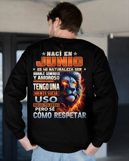 JUNIO - MENTE SUCIA PERO SÉ RESPETAR - REGALO DE CUMPLEAÑOS PARA HOMBRES - LUNA06sp (SKU10-68-06)