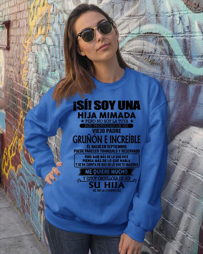 (Septiembre) Padre Increíble - Regalo especial para hija - T09 (Sku.TbnA16)