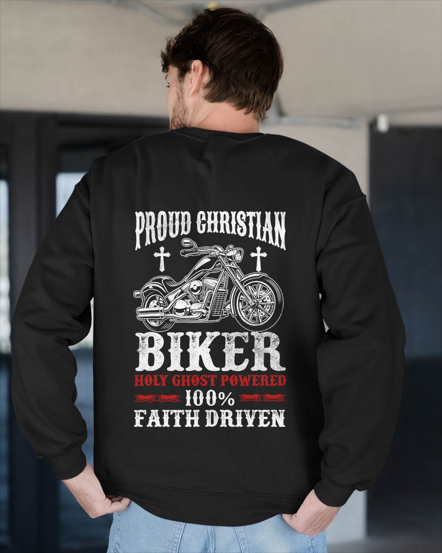Motorcycle Proud Christian Biker Faith Driven - SHIRT FOR MEN - LUNA00 (SKU2607-DY-09)