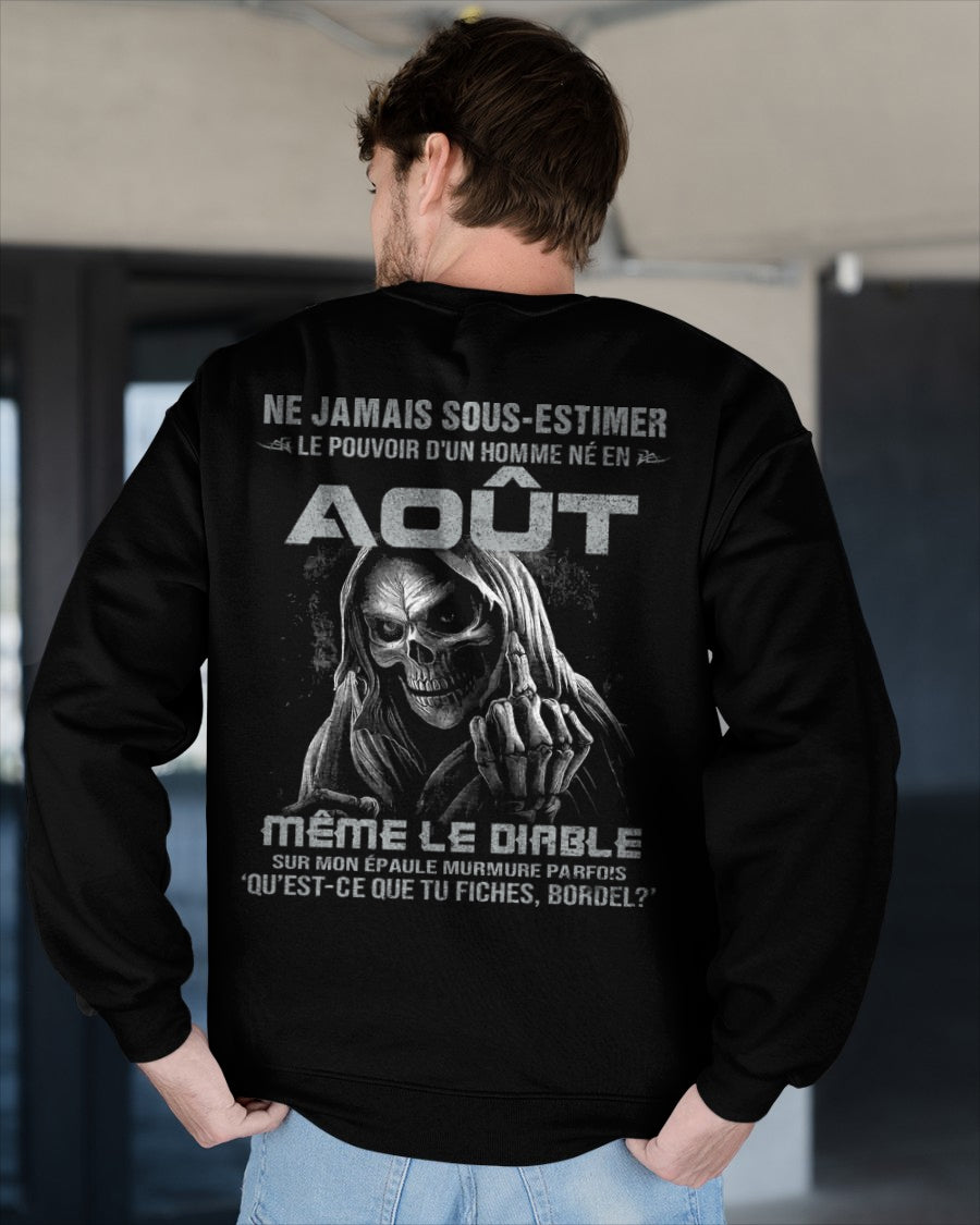 NE JAMAIS SOLUNA-ESTIMER LE POUVOIR D'UN HOMME NÉ EN AOÛT Fr08 male (SKU08-61-08)