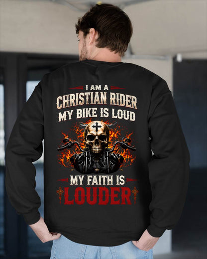CHRISTIAN RIDER MY BIKE IS LOUD MY FAITH IS LOUDER - SHIRT FOR MEN - LUNA00 (SKU2608-602)