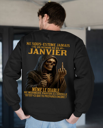 NE SOUS-ESTIME JAMAIS UN HOMME NÉ EN JANVIER Fr01 LUNA01 male (SKU12-305-01)