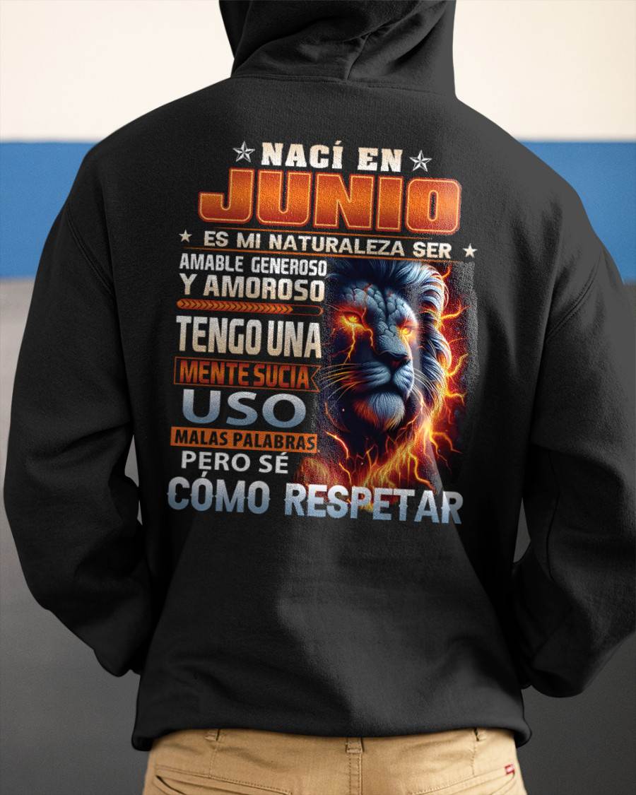 JUNIO - MENTE SUCIA PERO SÉ RESPETAR - REGALO DE CUMPLEAÑOS PARA HOMBRES - LUNA06sp (SKU10-68-06)