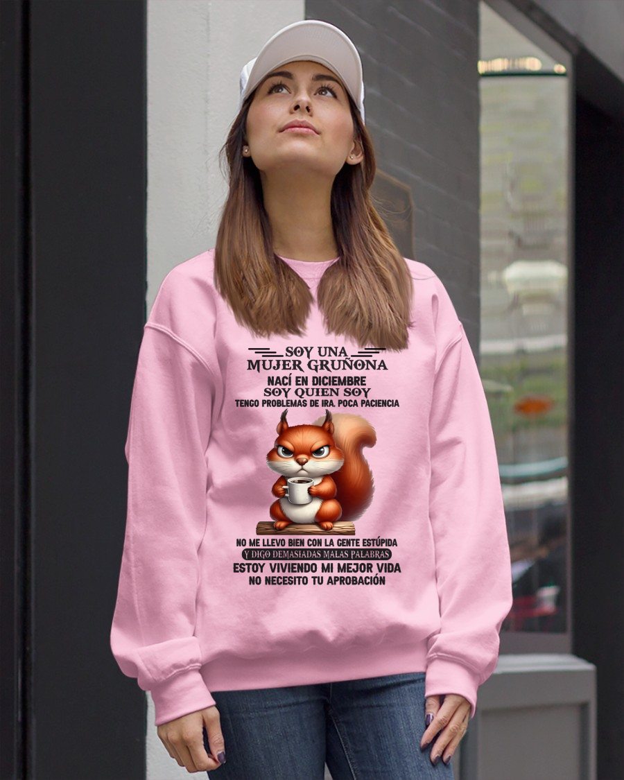DICIEMBRE - MUJER GRUÑONA - REGALO DE CUMPLEAÑOS PARA MUJERES - LUNA12sp (SKU09-36-12)