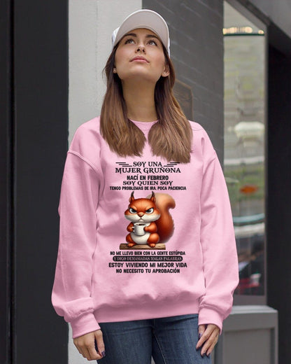 FEBRERO - MUJER GRUÑONA - REGALO DE CUMPLEAÑOS PARA MUJERES - LUNA02sp (SKU09-36-02)