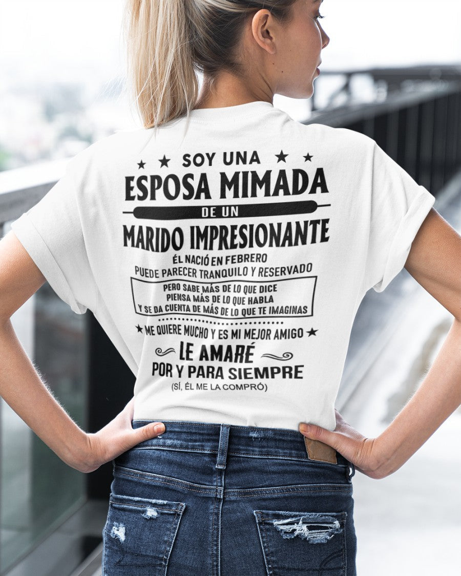 Febrero - Marido impresionante nacido en febrero - Regalo especial para tu esposa - T02 (SKU05-81-02)