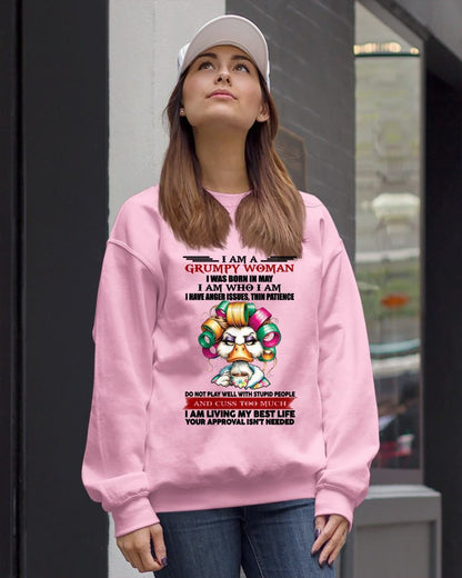 MAY - GRUMPY WOMAN - BIRTHDAY SHIRT FOR WOMEN - FMA / LUNA05 (SKU26T-01-22-05)