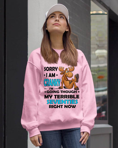 SORRY I AM CRANKY - BIRTHDAY SHIRT FOR WOMEN - SNOW00 (SKU12-249)