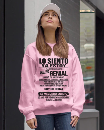 Noviembre - Chico genial Nació en noviembre - Regalo especial para novia - T11 (SKU04-18)