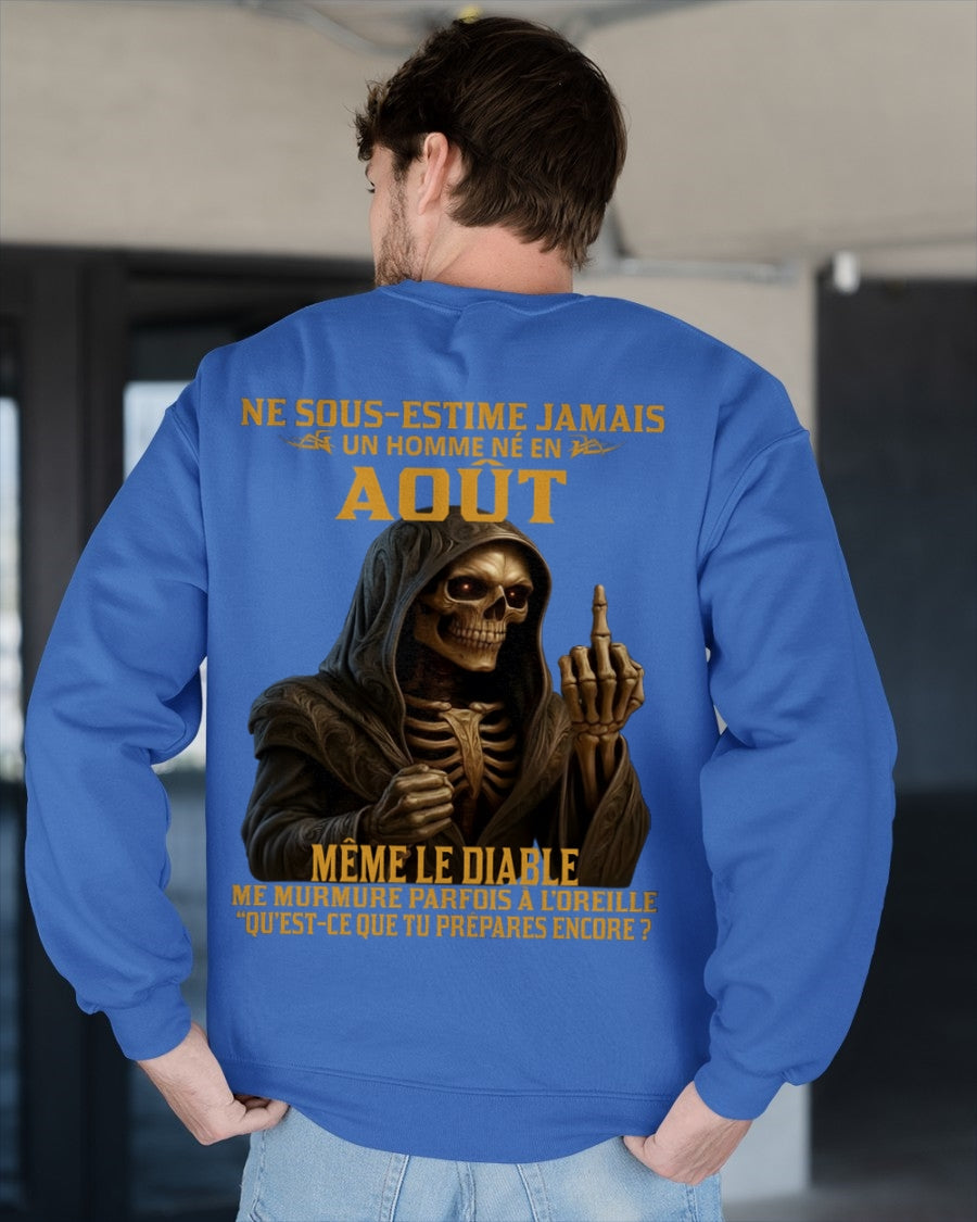NE SOUS-ESTIME JAMAIS UN HOMME NÉ EN AOÛT Fr08 LUNA08 male (SKU12-305-08)