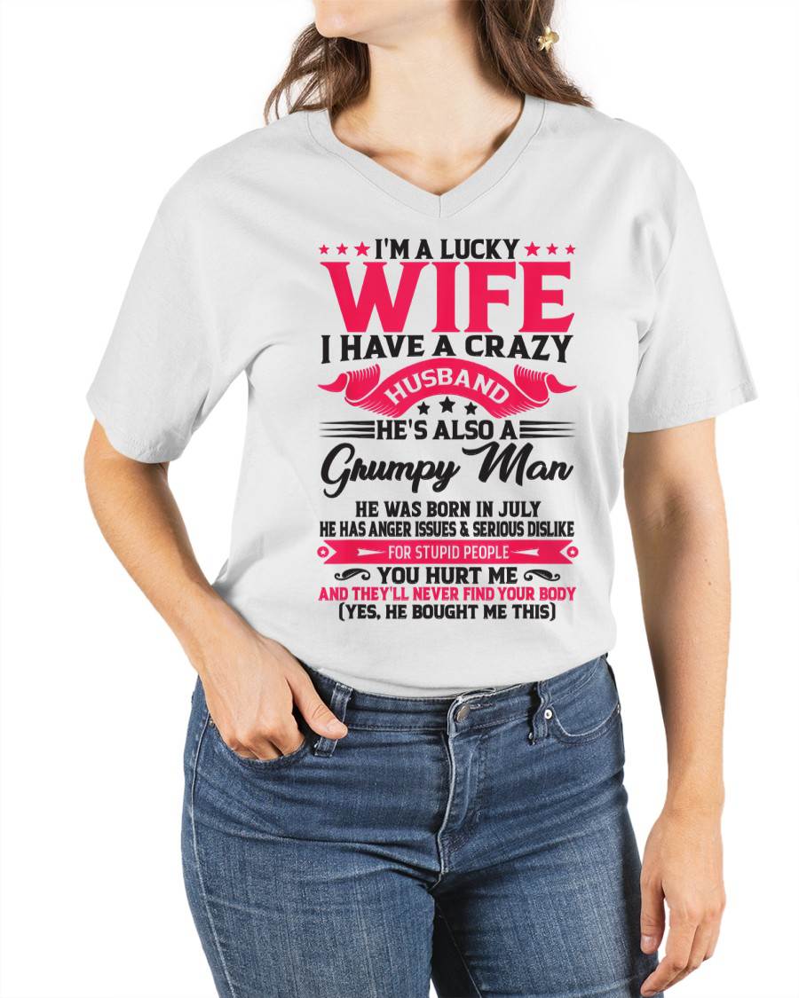 JULY - TO MY WIFE - I'M A LUCKY WIFE - GIFT FROM HUSBAND - LUNA07 (SKU10-136-07)