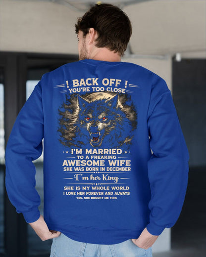 DECEMBER - BACK OFF! YOU'RE TOO CLOSE - GIFT FROM WIFE - EBIL12 (SKU26T-01-25-12)