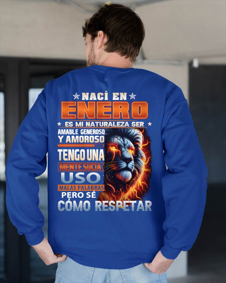 ENERO - MENTE SUCIA PERO SÉ RESPETAR - REGALO DE CUMPLEAÑOS PARA HOMBRES - LUNA01sp (SKU10-68-01)