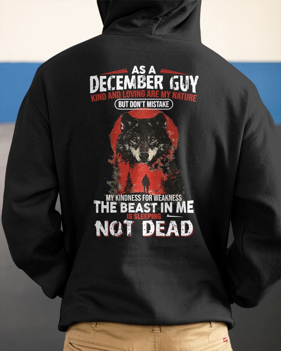 DECEMBER - KIND AND LOVING ARE MY NATURE - BIRTHDAY T-SHIRT FOR MEN - EBIL12 (SKU26T-01-17-12)
