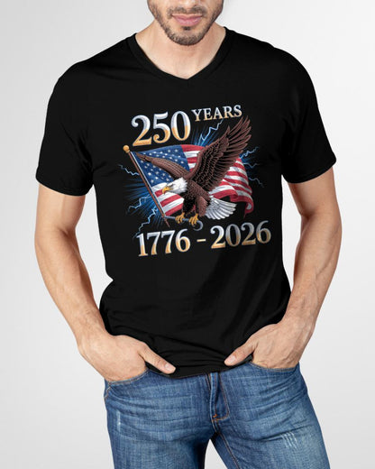 U.S 250th BIRTHDAY T-SHIRT - LUNA250 (SKU26T-0185)