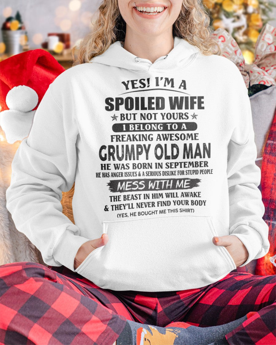 Grumpy Old Man September – Perfect gift for wife From Husband – LUNA09 (SKU08-63-09)