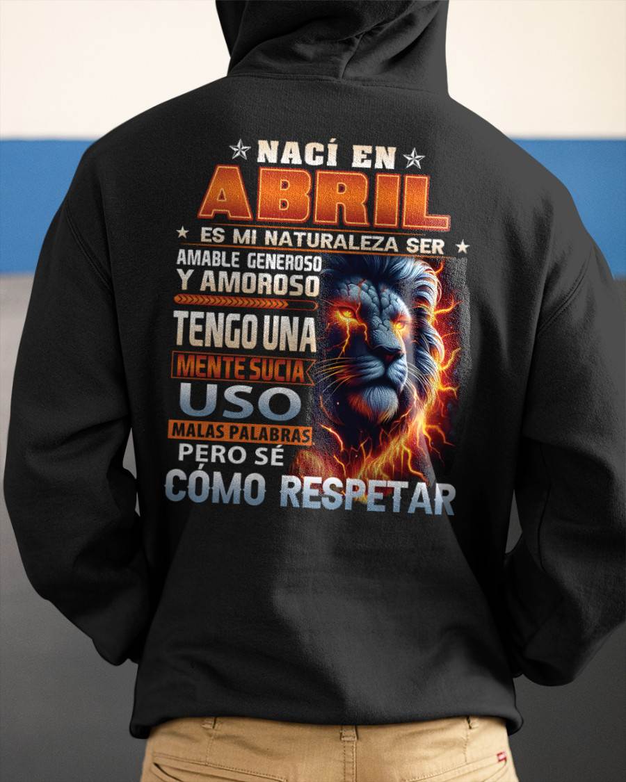 ABRIL - MENTE SUCIA PERO SÉ RESPETAR - REGALO DE CUMPLEAÑOS PARA HOMBRES - LUNA04sp (SKU10-68-04)