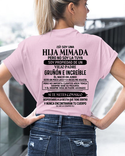 Junio - Padre increíble nacido en junio - Regalo perfecto para tu hija - T06 (SKU05-91-06)