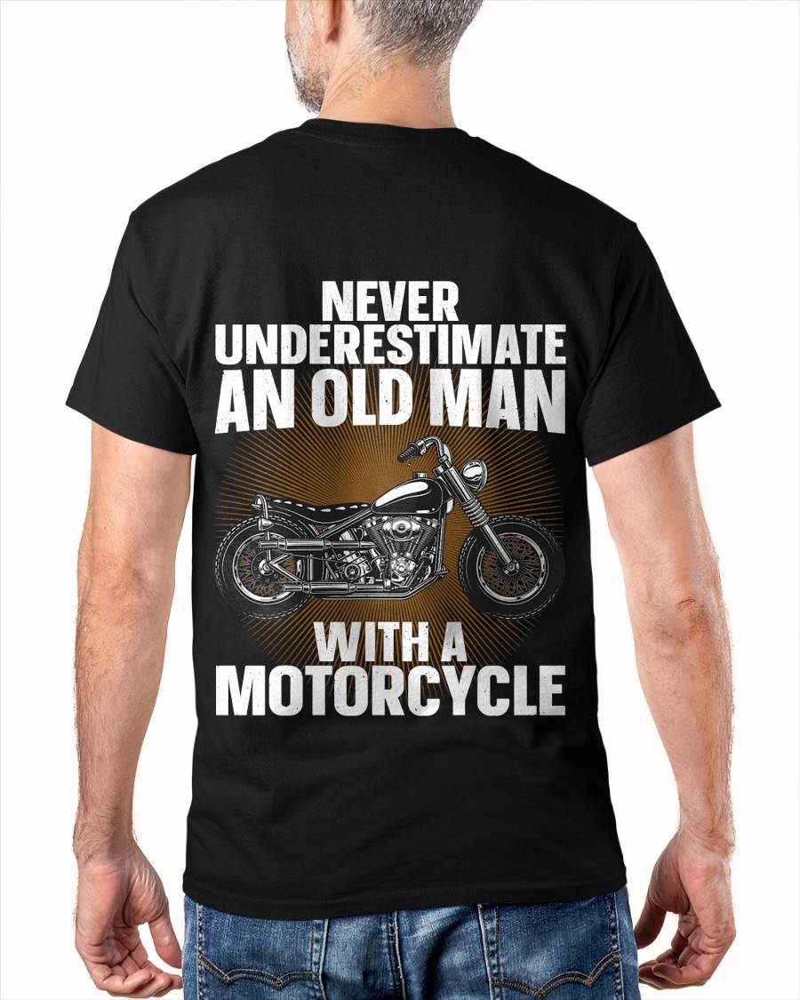 Motorcycle Design, Motorbike Motorcycle Rider Biker - SHIRT FOR MEN- LUNA00 (SKU2607-08)