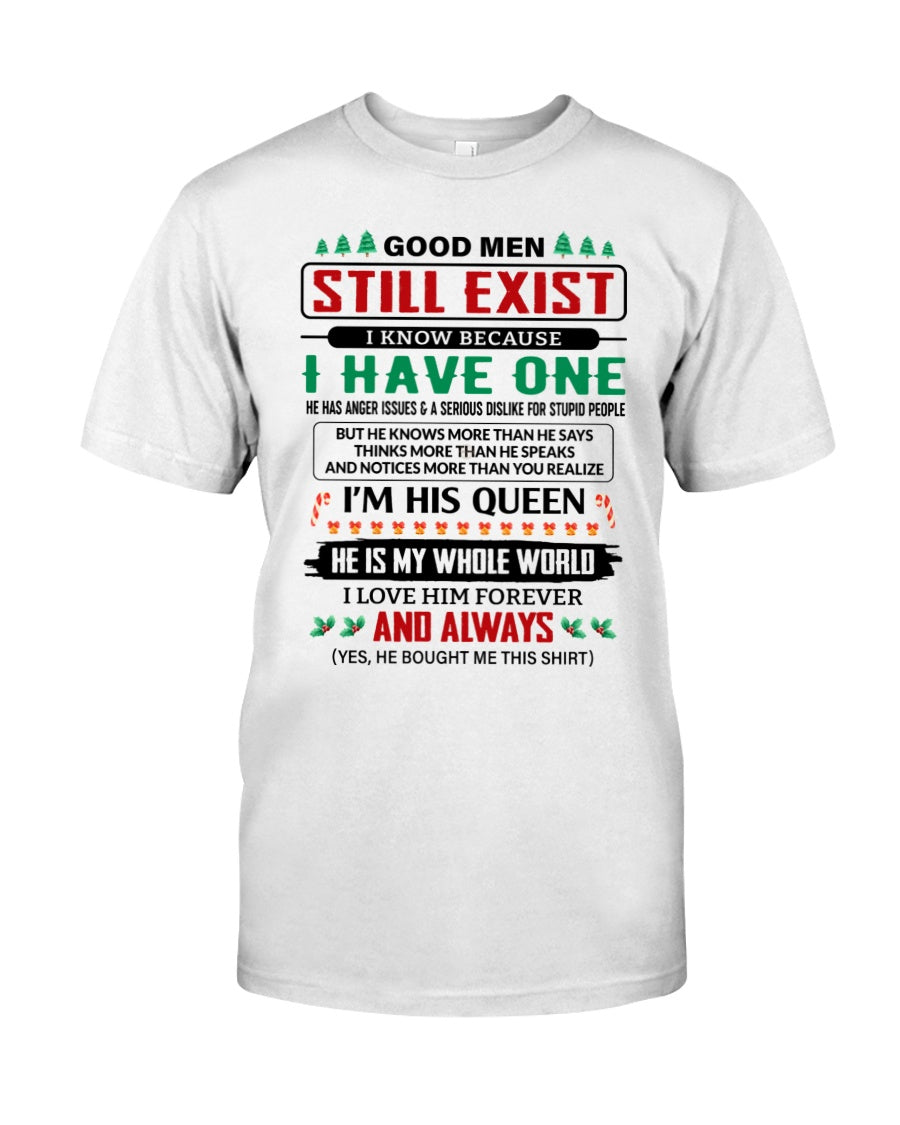 Good Men Still Exist - Perfect Christmas Gift For Your Wife From Husband - LUNA00