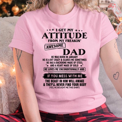 January - Gift For Son and Daughter From Dad - LUNA01 - (SKU-TDADC-01)