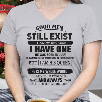 July - Good Men Still Exist - Perfect Gift For Girlfriend, Wife From Husband - LUNA07 (SKU07-166-07)