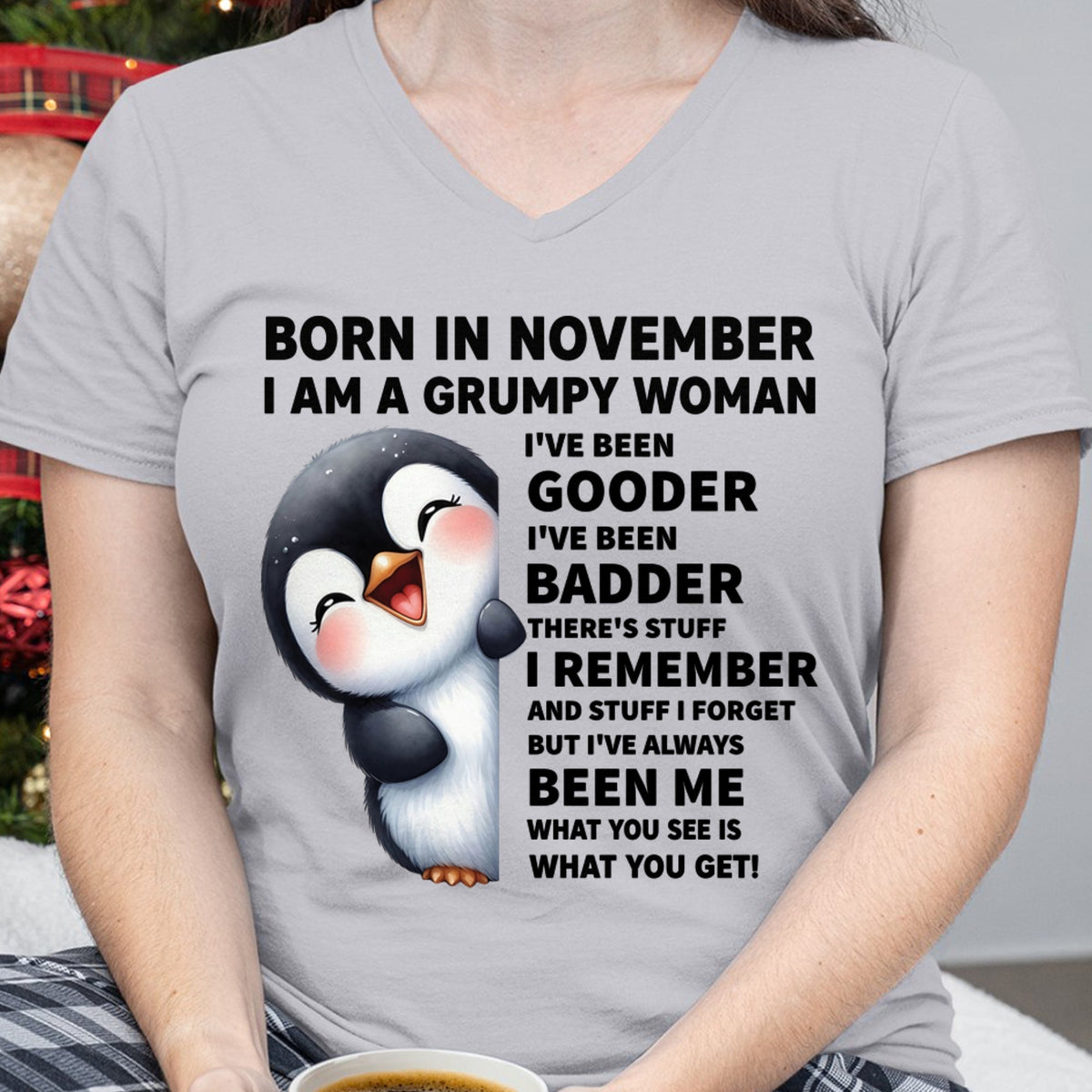 BORN IN NOVEMBER I AM A GRUMPY WOMAN LUNA11 FMA (SKU09-95-11)